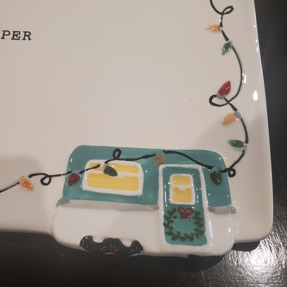 Happy Camper Holiday Serving Tray-NWT - Picture 5 of 5